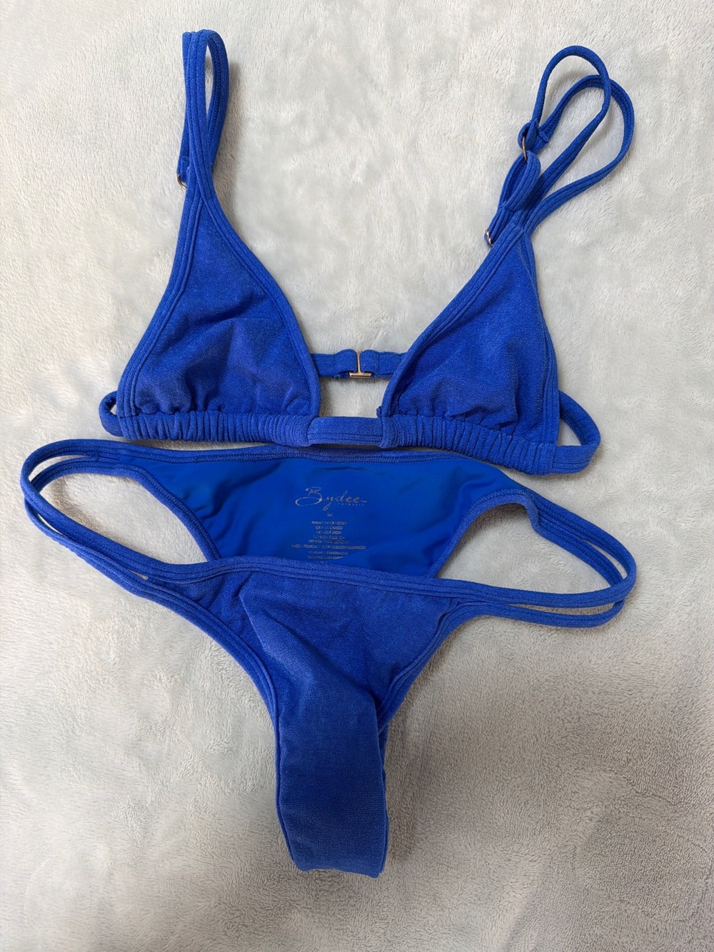 Bydee Cobalt Blue Triangle Bikini Set